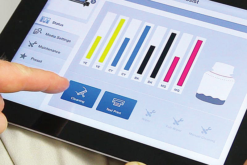 iPad専用無料アプリ「Roland Printer Assist」