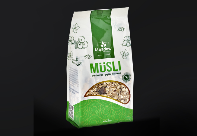 Colourful folding carton packaging prototype 
